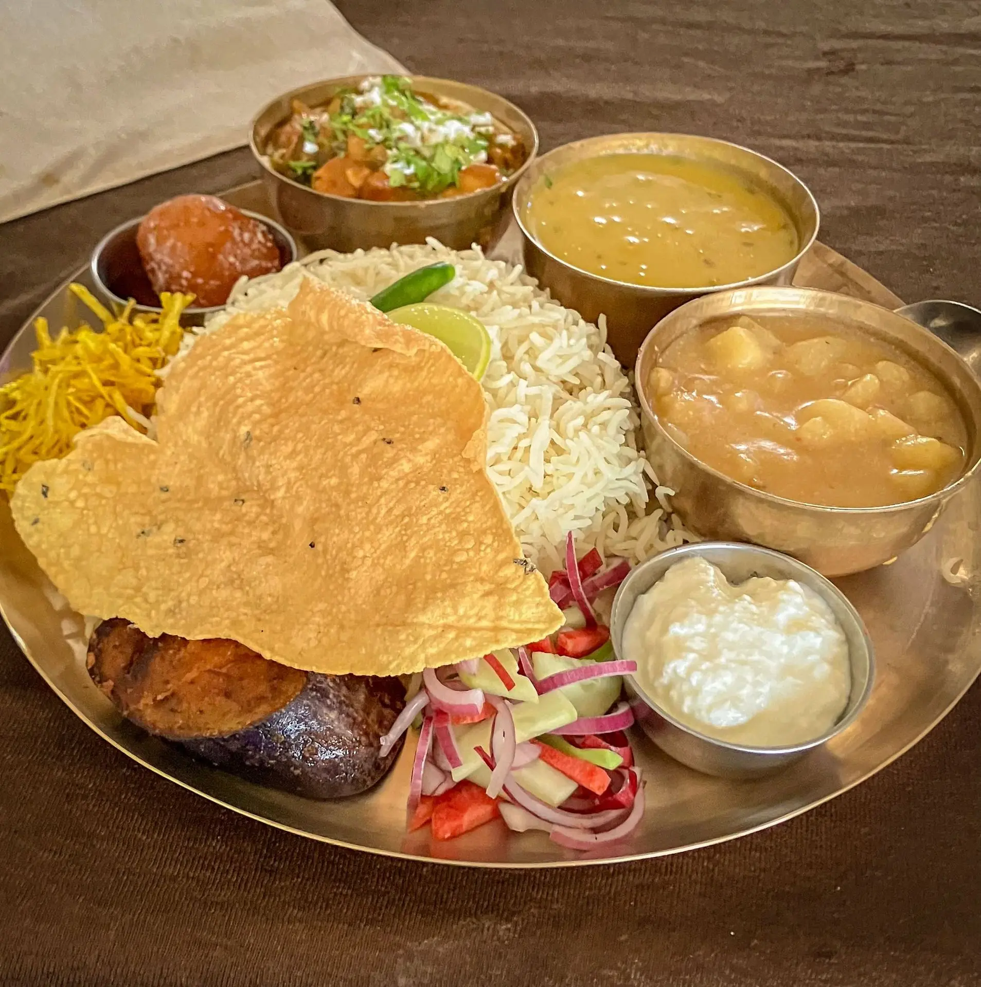 Lunch at Saptarathi restaurant