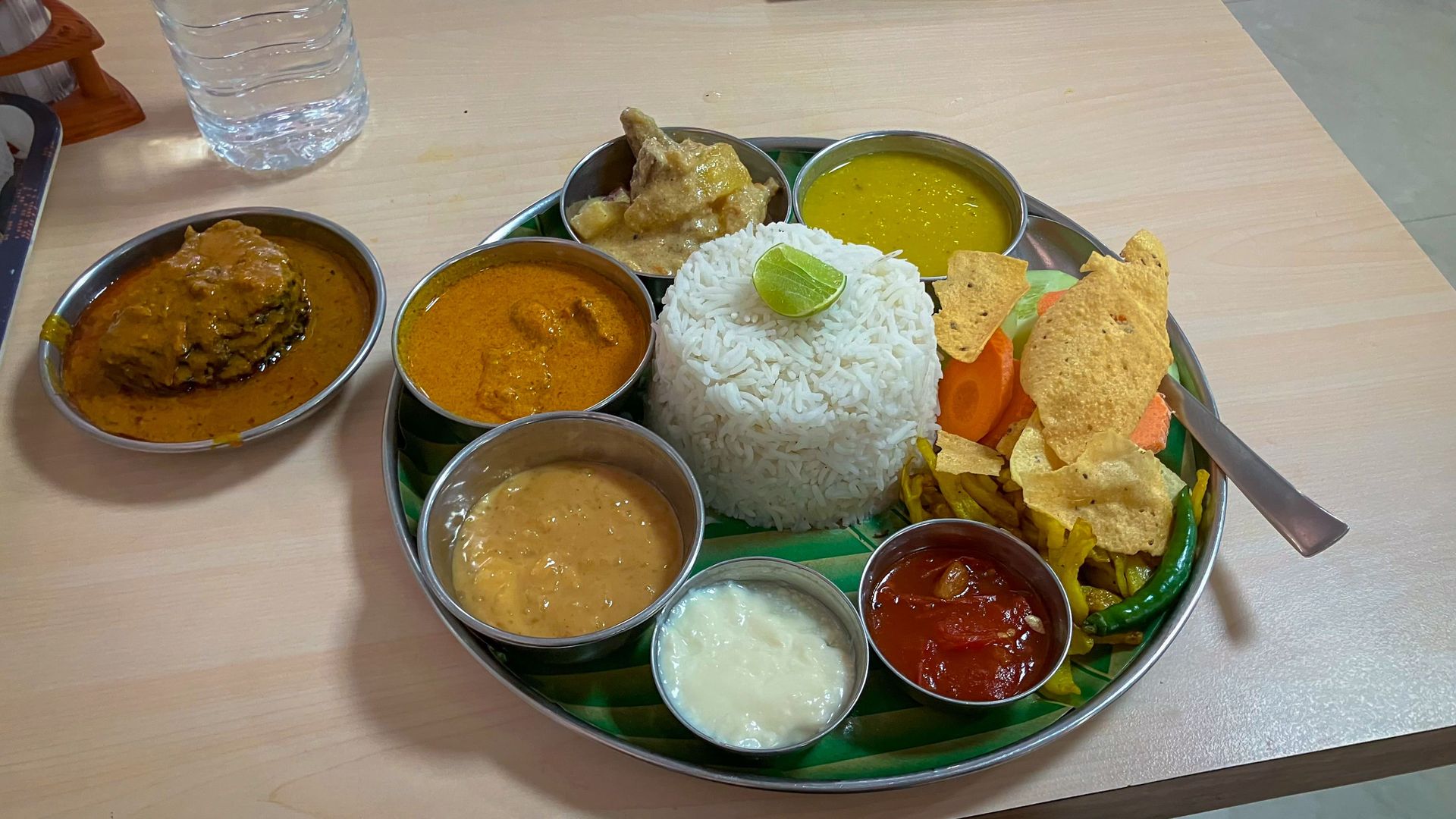 Fish Thali at Hotel Labannya Fish Thali at Hotel Labannya