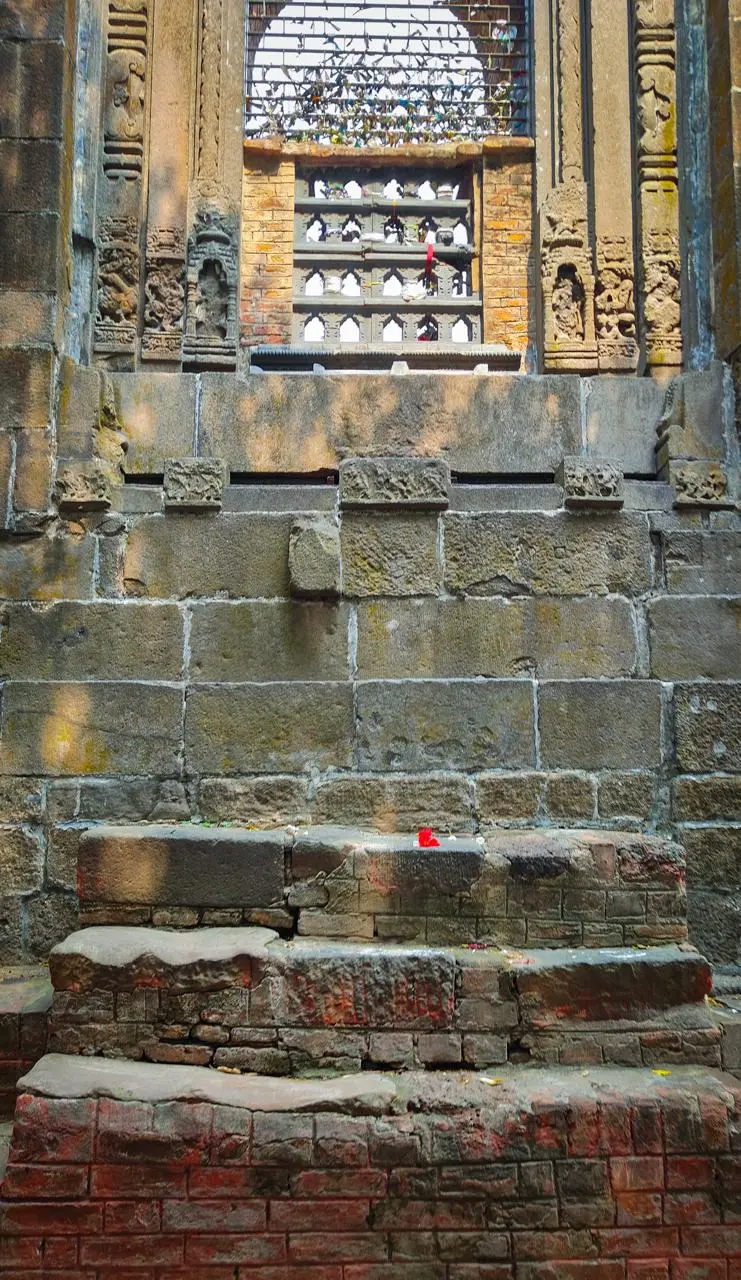 Gate of ancient bishnu temple
