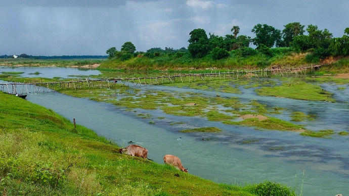 Damodar river at Muidiour Damodar river at Muidiour