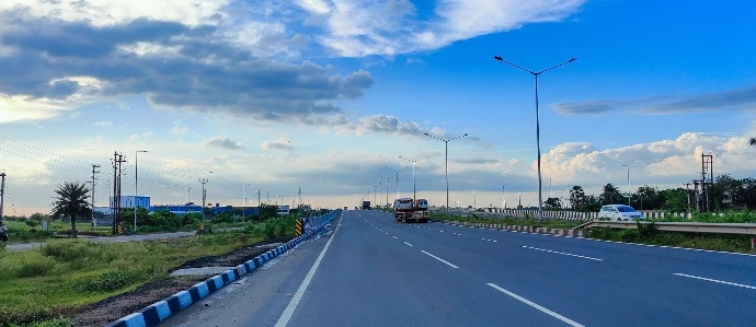 Highway after rain Highway after rain