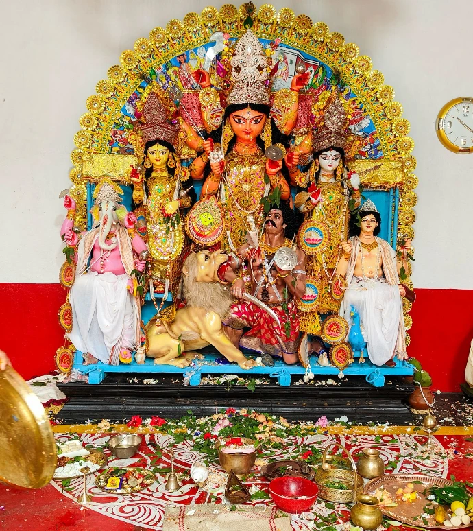 Kalikapur Rajbari Durgapuja